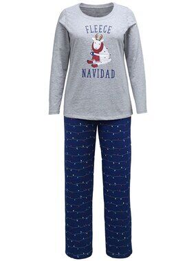 Family Pajamas Womens Sleepwear Fleece Navidad Pajama Set